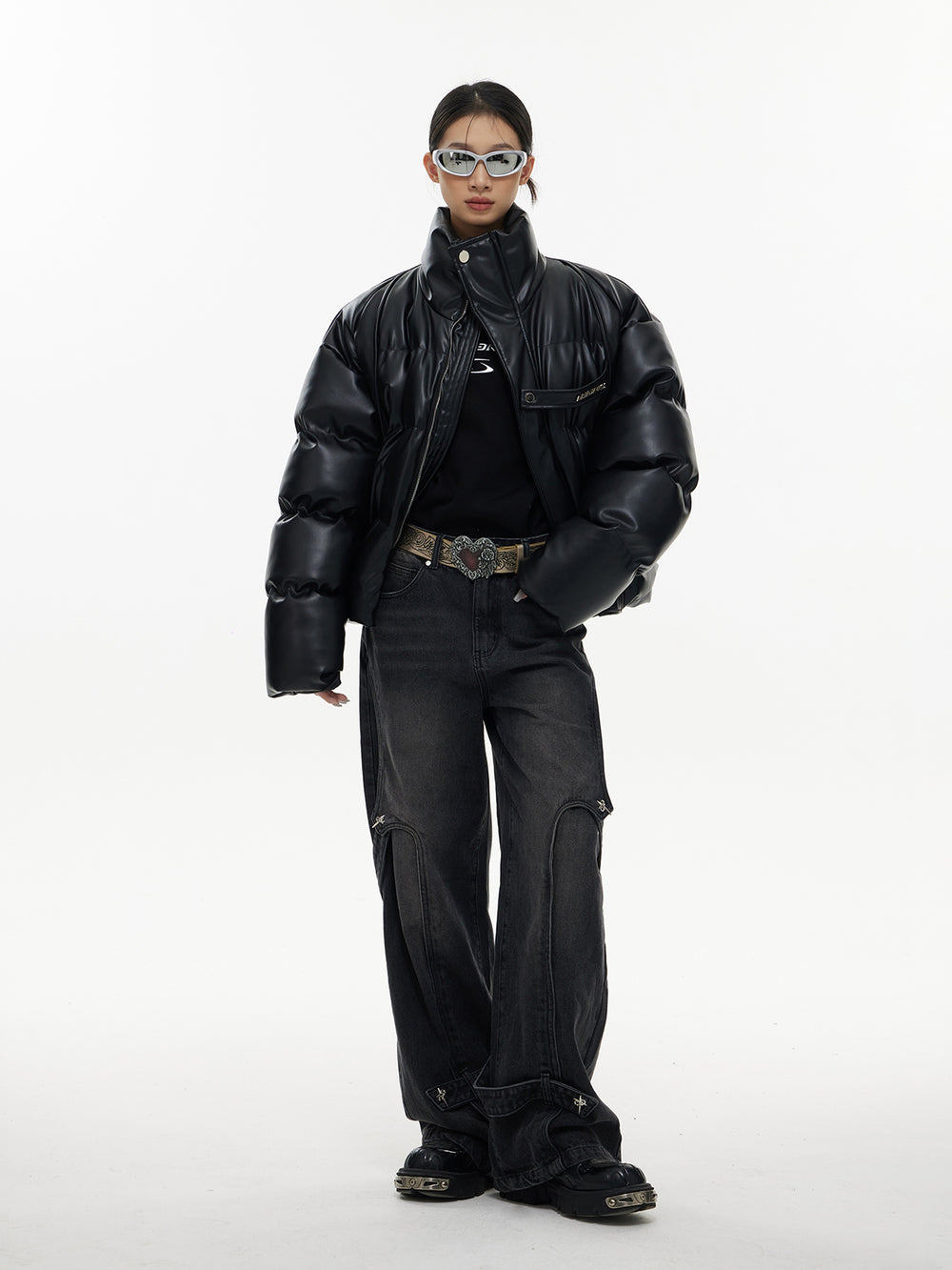 【24s April.】Distressed Washed Deconstructed Patchwork Jeans ArtsKoreanMan