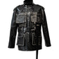 【25s Feb.】Mecha Style Hand Rubbed Leather Jacket