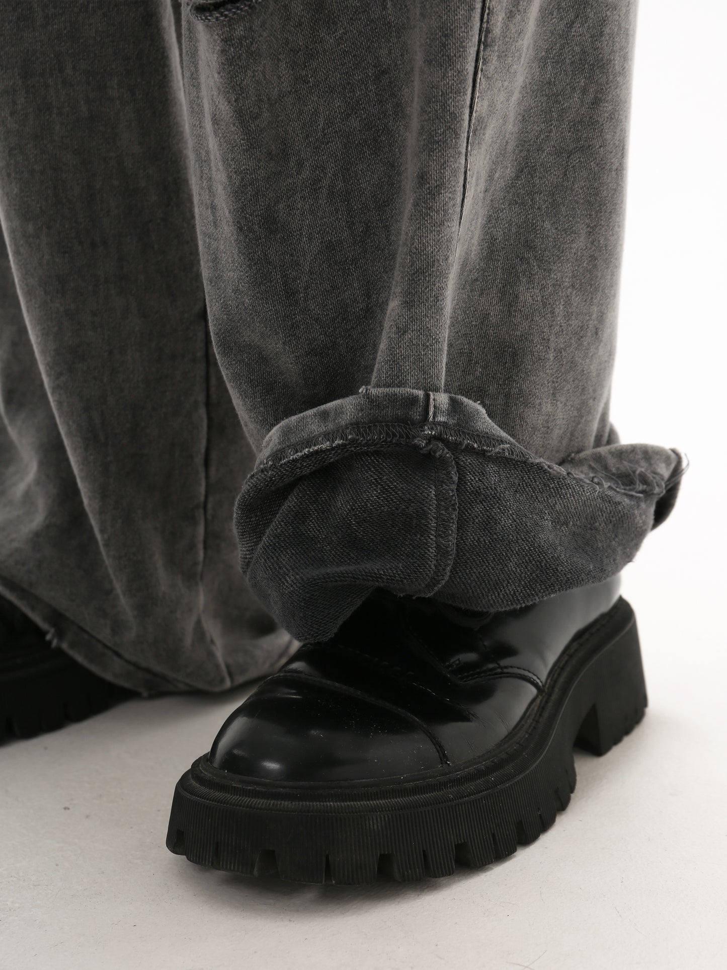 【25s Mar.】Destroyed Washed Distressed Hooded Cardigan Baggy Pants Suit