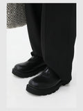 【New】Black Half Platform Shoes ArtsKoreanMan