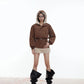 【23s November.】Retro Sherpa Short Coat and Skirt Two-piece Set