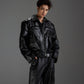 【24s Nov.】Short PU Leather Biker Jacket