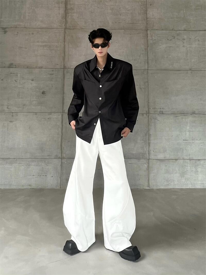 【24s Nov.】High-Waist Flared Trousers ArtsKoreanMan