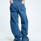 【23s September.】Curved Irregular Wide Leg Jeans