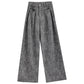 【24s Sep.】High Waist Grey Wide Leg Jeans ArtsKoreanMan