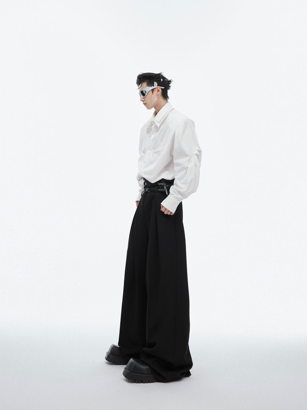 【24s Jun.】Draped Pleated Waistband Casual Pants ArtsKoreanMan