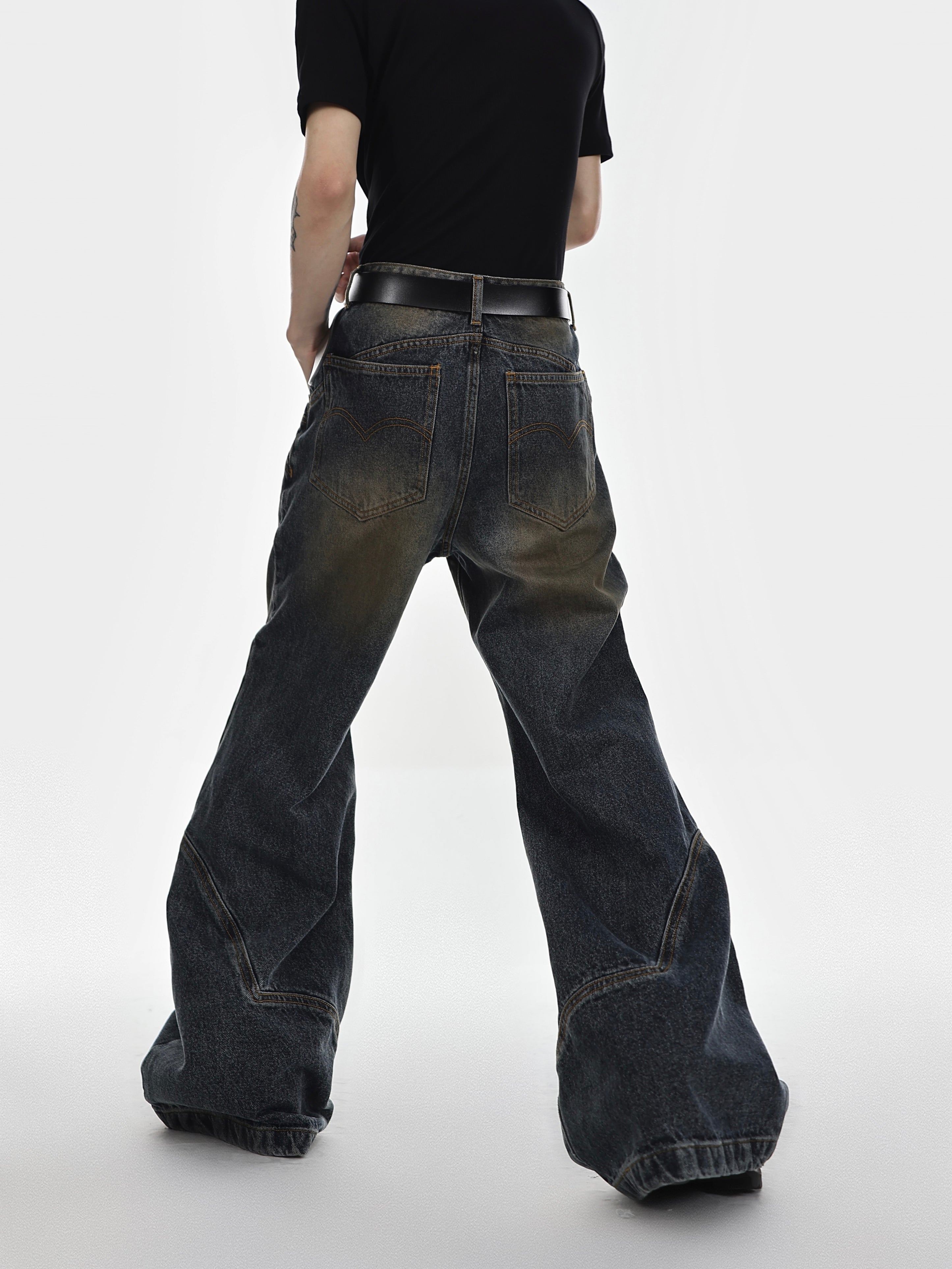 Elevate Your Style with Gradient Flared Jeans! – ArtsKoreanMan