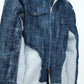 【24s Nov.】Lambskin Patchwork Denim Two-piece Jacket