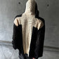 【24s Oct.】Cross-cut Woolen Hooded Drop-shoulder Loose Sweater