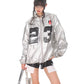 【24s Sep.】Vintage PU Leather Silver Hooded Baseball Jacket ArtsKoreanMan