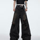 【24s May.】Deconstructed Ripped Fringed Baggy Jeans