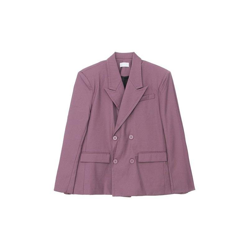 【24s Oct.】Loose Fit Purple Blazer Set ArtsKoreanMan