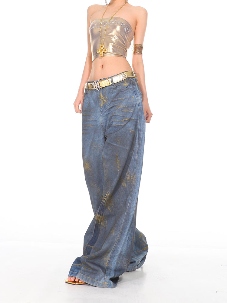 【24s Sep.】Heavy Gradient Wide Leg Washed Jeans ArtsKoreanMan