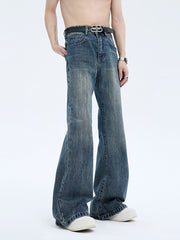 【24s Aug.】Cleanfit Light-colored Raw Pulp Flared Jeans ArtsKoreanMan
