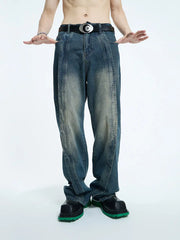 【23s September.】Hip-Hop Relaxed Straight Jeans ArtsKoreanMan