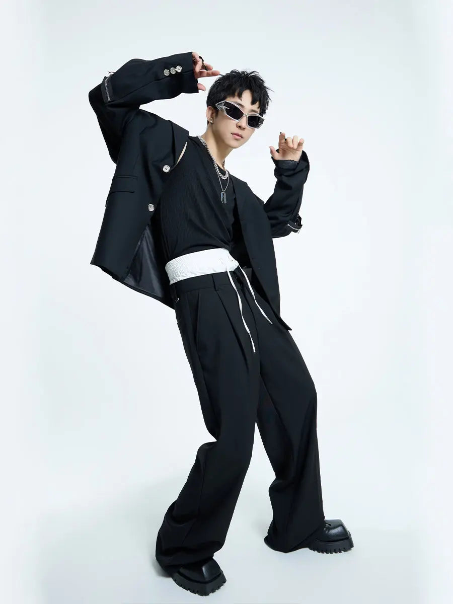 【23s September.】Metallic Embellished Blazer ArtsKoreanMan