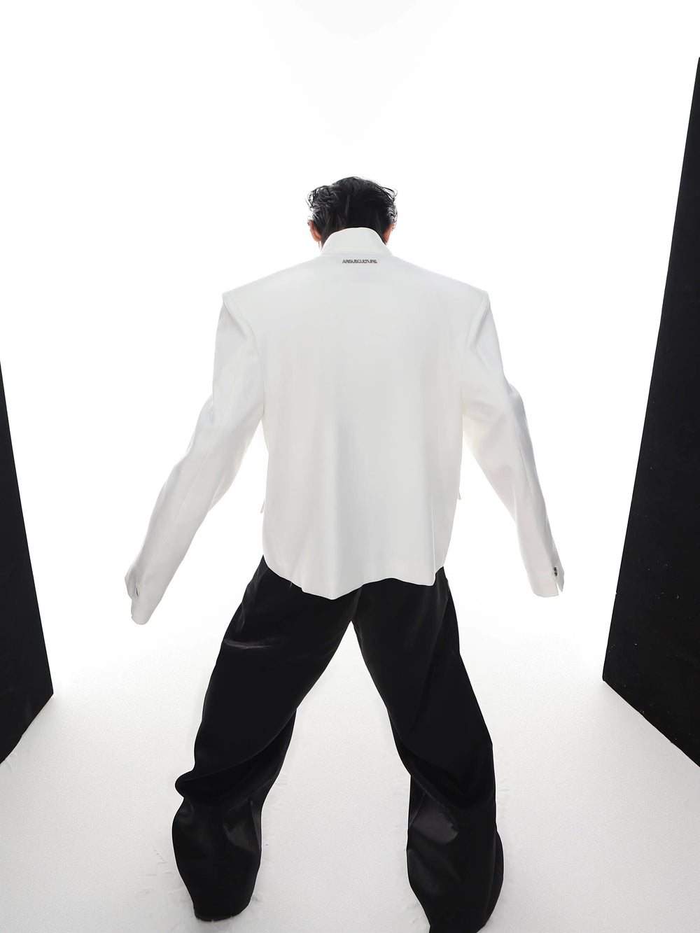 【23s May.】Shoulder Pad Big Button Jacket ArtsKoreanMan