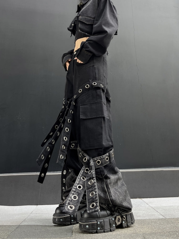 【24s Nov.】American Style Deconstructed Workwear Street Jeans ArtsKoreanMan