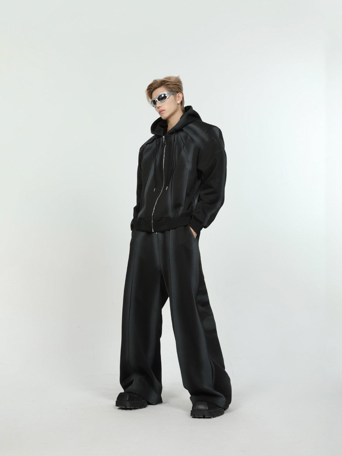 【24s June.】Tie-dyed Gradient Casual Jacket + Straight Wide-leg Pants ArtsKoreanMan