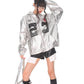 【24s Sep.】Vintage PU Leather Silver Hooded Baseball Jacket ArtsKoreanMan