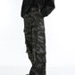 【24s Oct.】Vintage Distressed Camouflage Loose Overalls