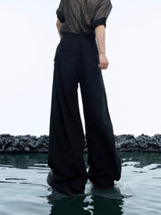 【24s Nov.】Double-Belt Wide-Leg Trousers ArtsKoreanMan