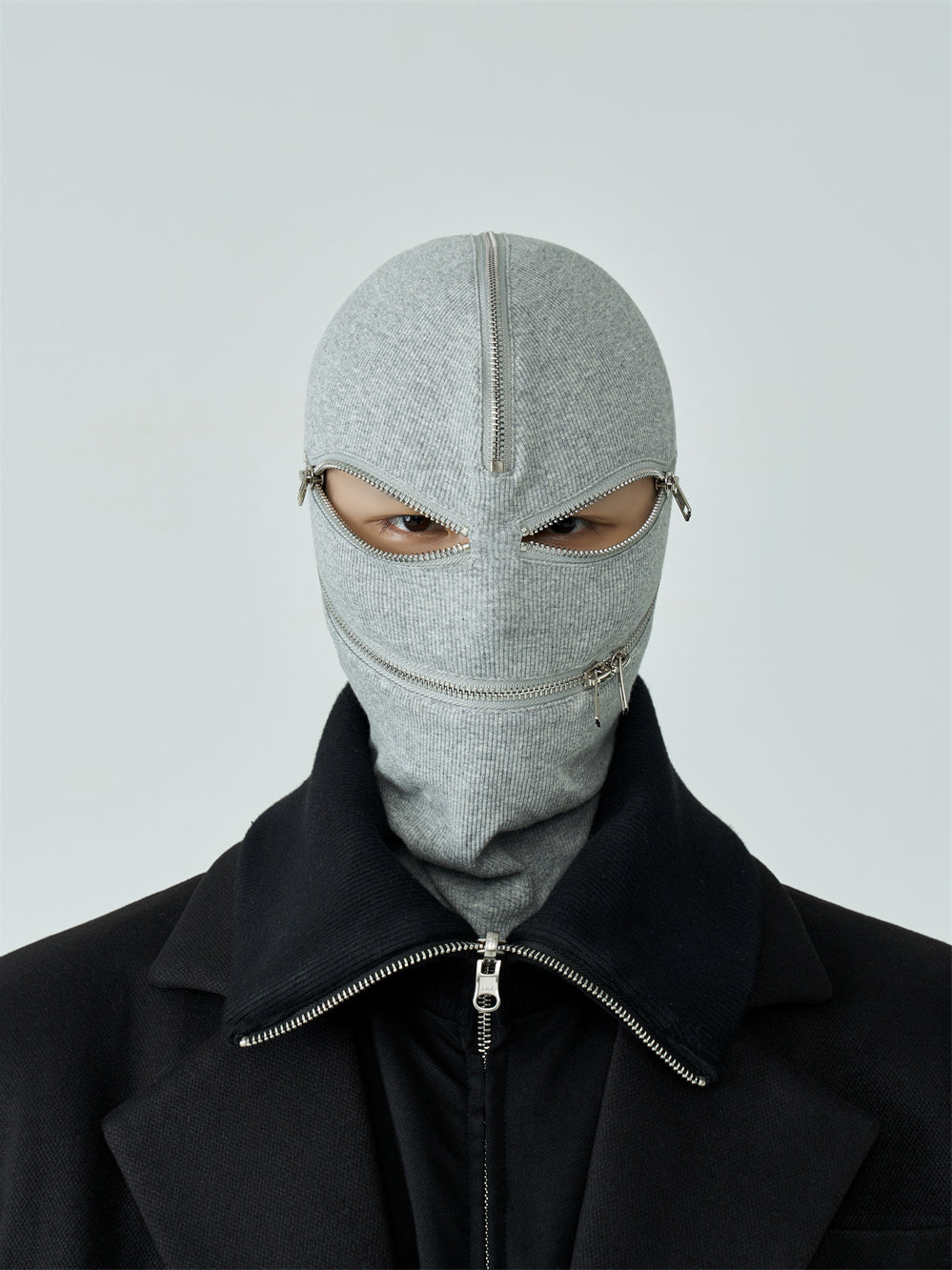 Knitted Zipper Face Mask