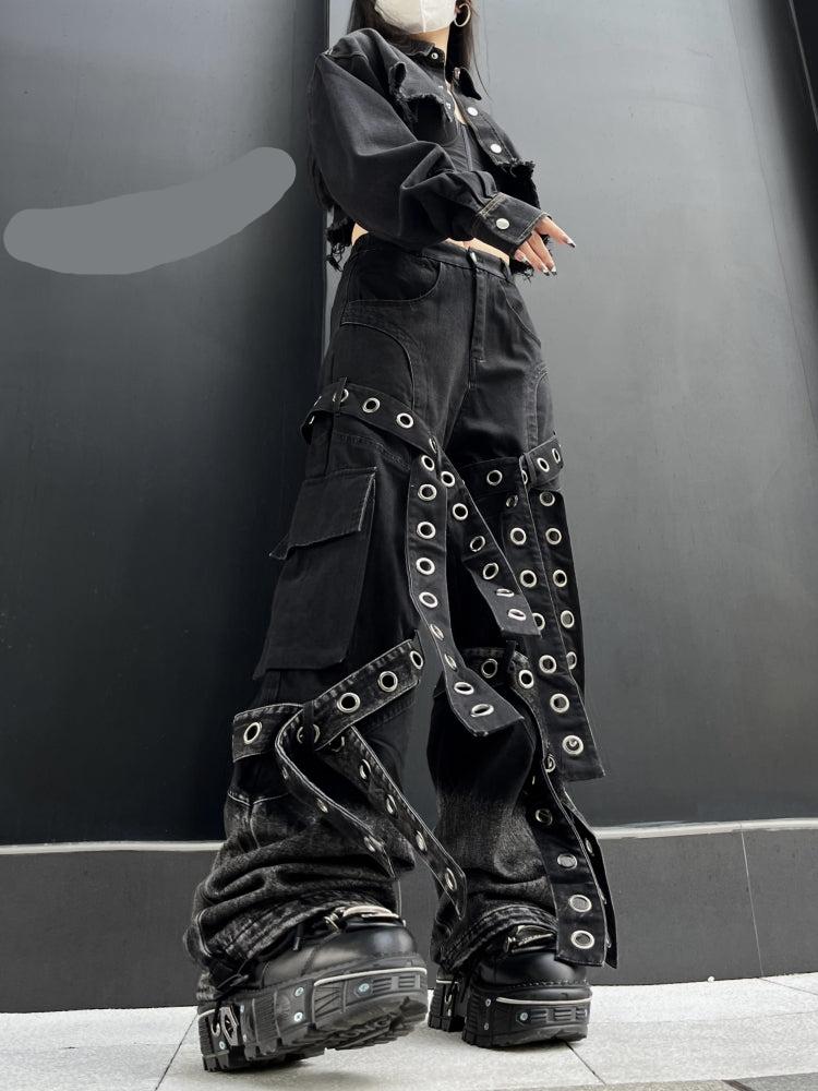 【24s Nov.】American Style Deconstructed Workwear Street Jeans ArtsKoreanMan