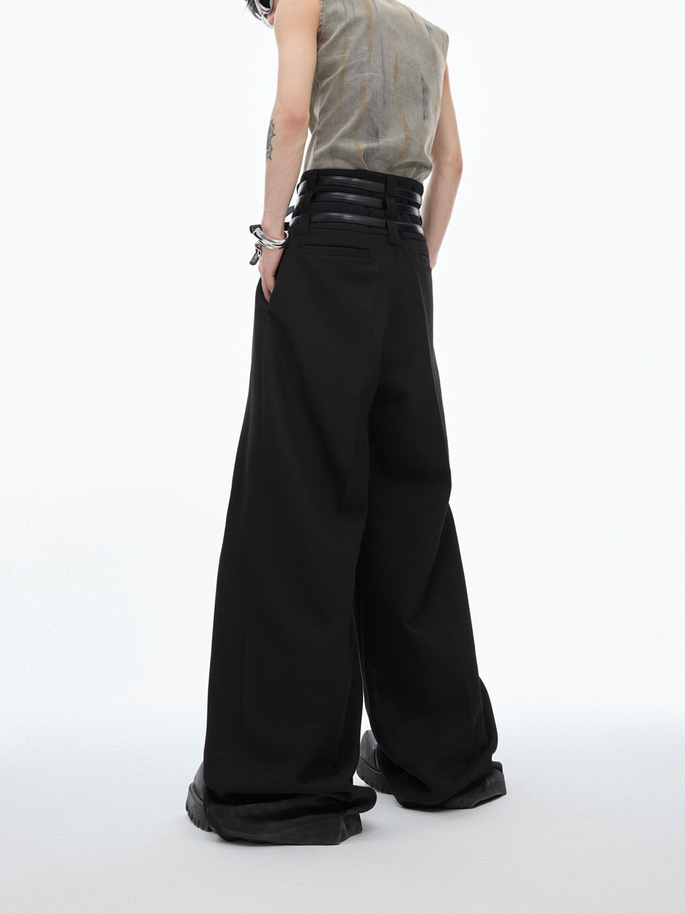 【24s Jun.】Draped Pleated Waistband Casual Pants ArtsKoreanMan