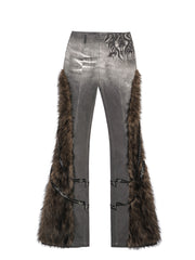 【24s Nov.】Niche Retro Flared Raw Edge Casual Pants ArtsKoreanMan