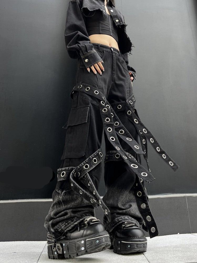 【24s Nov.】American Style Deconstructed Workwear Street Jeans ArtsKoreanMan