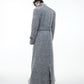 【24s Nov.】Niche Plush Silhouette Wide Shoulder Wool Coat