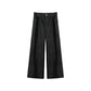 【24s March.】Deconstructed Three-dimensional Black Leather Pants