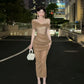 【24s Sep.】French Sexy Long Skirt with Mesh TrendyStyle101