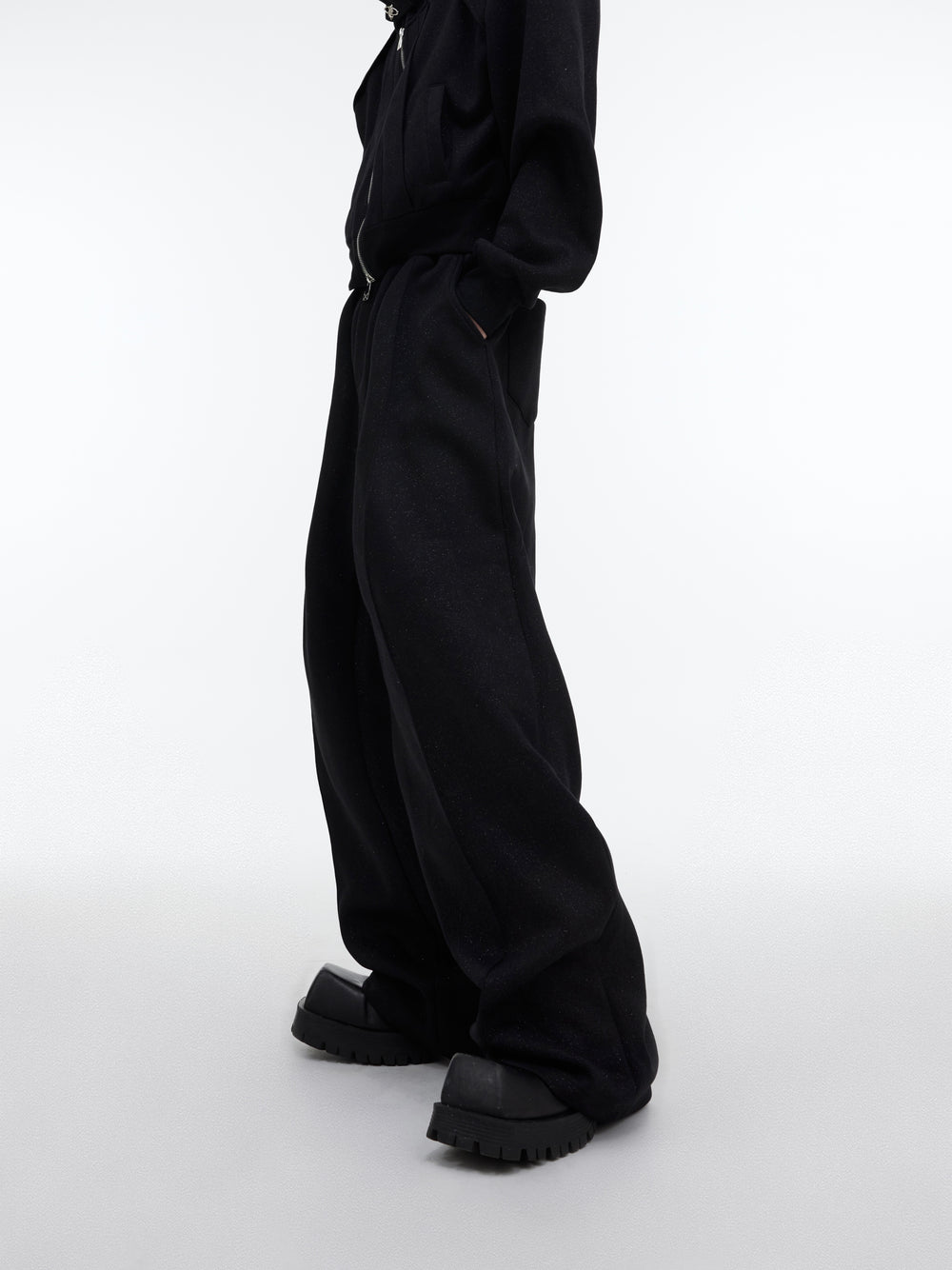 【23s October.】Fine Sparkly Hooded Sweatshirt Set ArtsKoreanMan