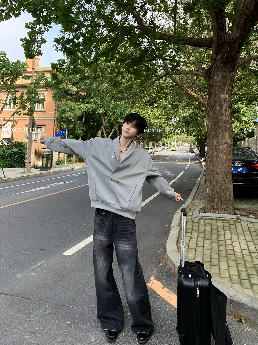 【24s Oct.】Metallic Shoulder Sweatshirt ArtsKoreanMan