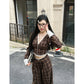 【24s Sep.】Retro Plaid Vest Waistcoat Casual Wide Leg Pants Set TrendyStyle101