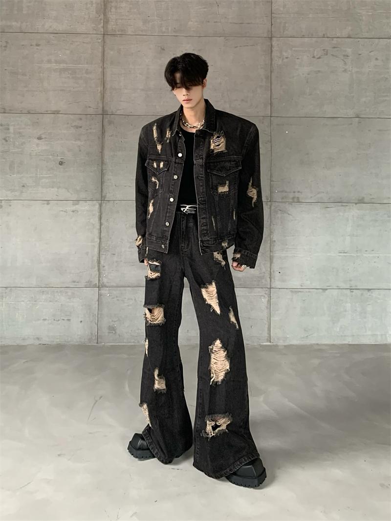 【24s Nov.】Washed Distressed Denim Jacket ArtsKoreanMan