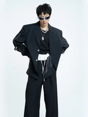 【23s September.】Metallic Embellished Blazer ArtsKoreanMan