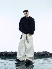 【24s Nov.】Metal Ring Petal Fragments Crew Neck Sweatshirt ArtsKoreanMan