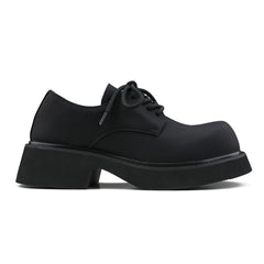 Personality Thick Sole Versatile Big Head Derby Shoes ArtsKoreanMan