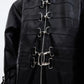【24s February.】Metal Lock Design Leather Coat