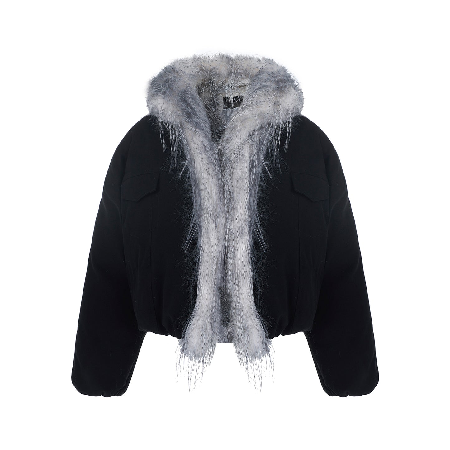 【25s Jan.】Warm Faux Fur Collar Cotton Jacket