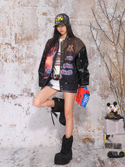 【24s Nov.】Vintage Gradient Kitten Embroidered Cotton Jacket ArtsKoreanMan