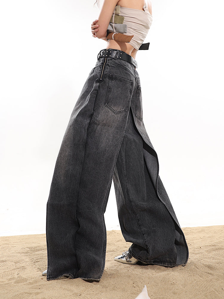 【24s January.】Fake Two-piece High-end Hot Girl Jeans Skirt ArtsKoreanMan