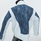 【24s Nov.】Lambskin Patchwork Denim Two-piece Jacket