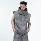 【24s June.】Wasteland Style Sleeveless Vest + Loose Pants Set