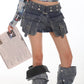 【24s Nov.】Pocketed Distressed Denim Shorts