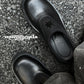 【New】Black Half Platform Shoes
