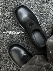 【New】Black Half Platform Shoes ArtsKoreanMan